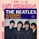 KQV Radio (Pittsburgh, PA) Top 10, Beatles - Yesterday 45 cover